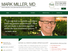 Tablet Screenshot of markmillermd.com